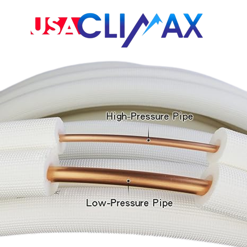 Insulated Copper Lines 25Ft 1/4 X 5/8