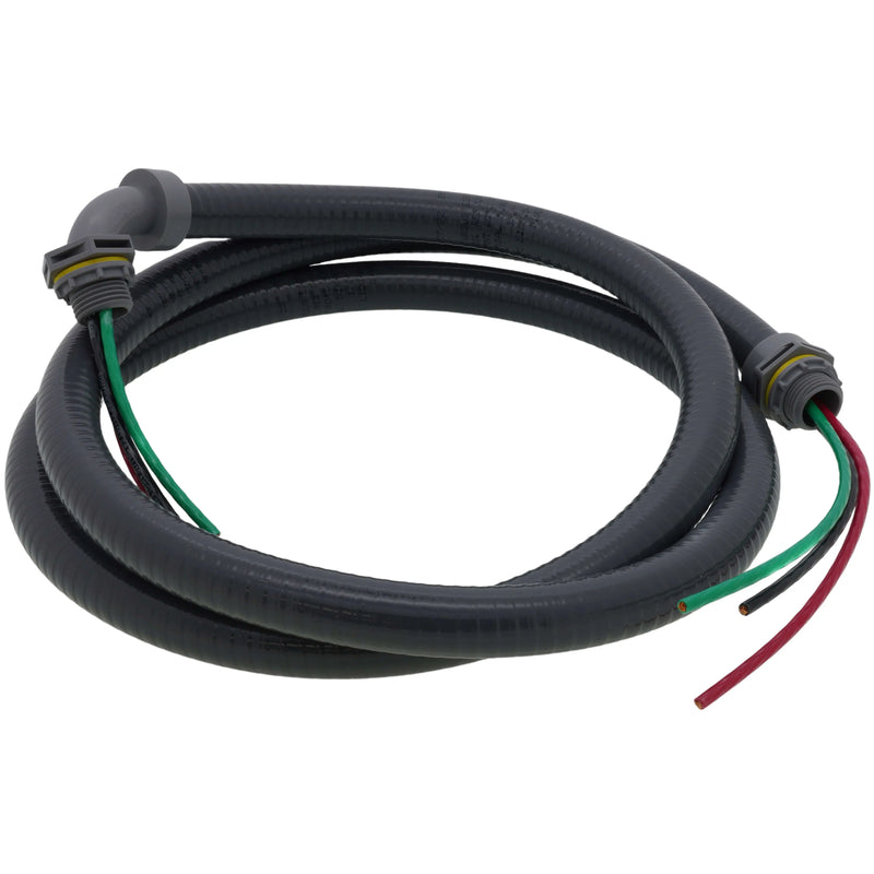Representative liquidtight electrical whip for HVAC condenser