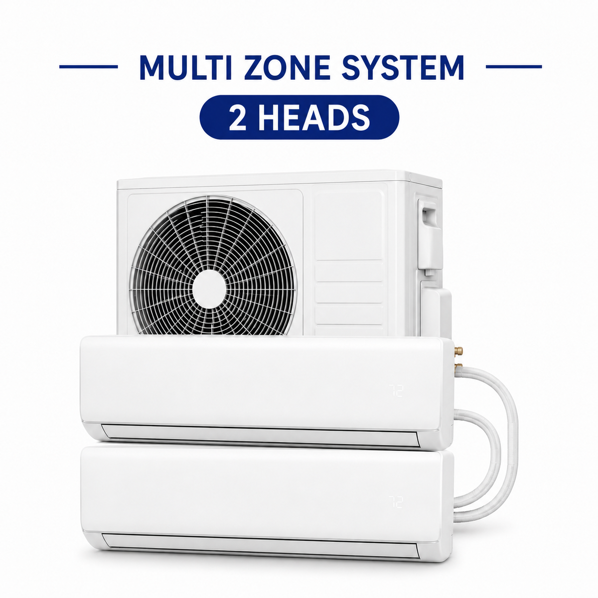 Multi zone unbranded mini split system