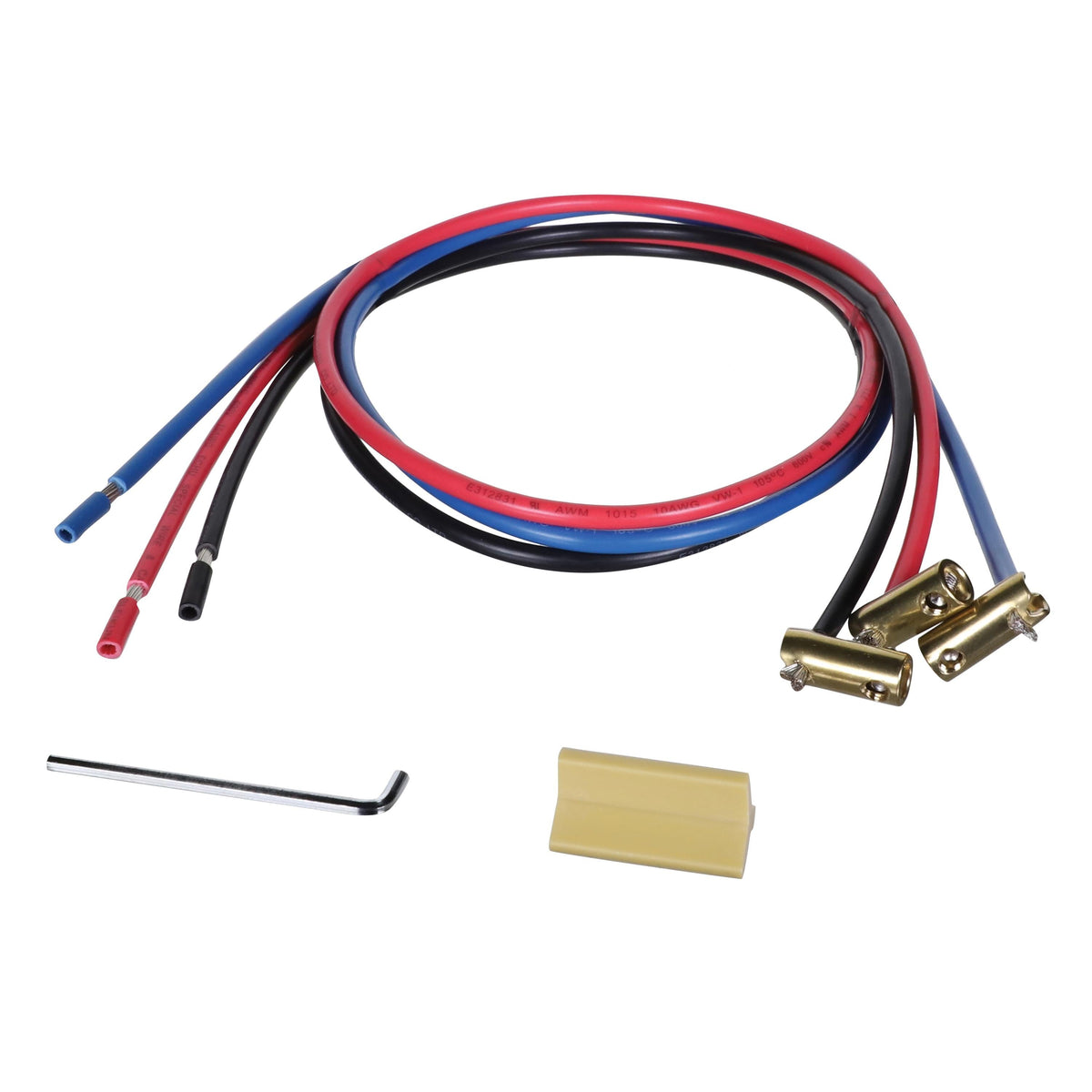 Representative compressor terminal repair kit for residential HVAC