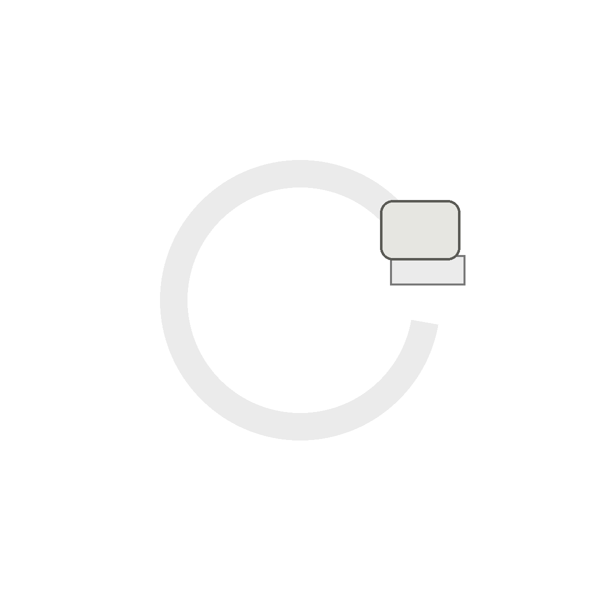 Generic residential HVAC condensate trap with safety switch on white background