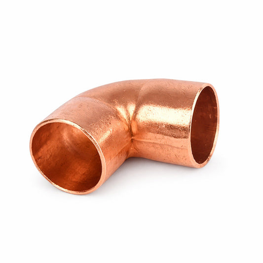Representative copper 90 degree HVAC refrigeration elbow