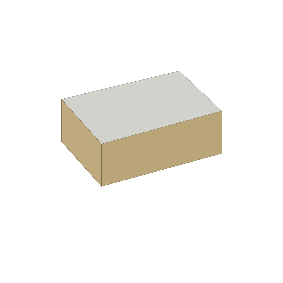 Generic foil faced fiberglass residential HVAC duct board on white background