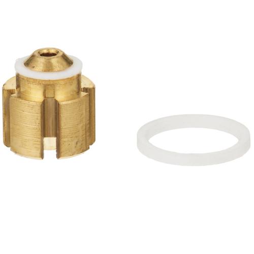 Representative brass fixed orifice piston kit for residential HVAC
