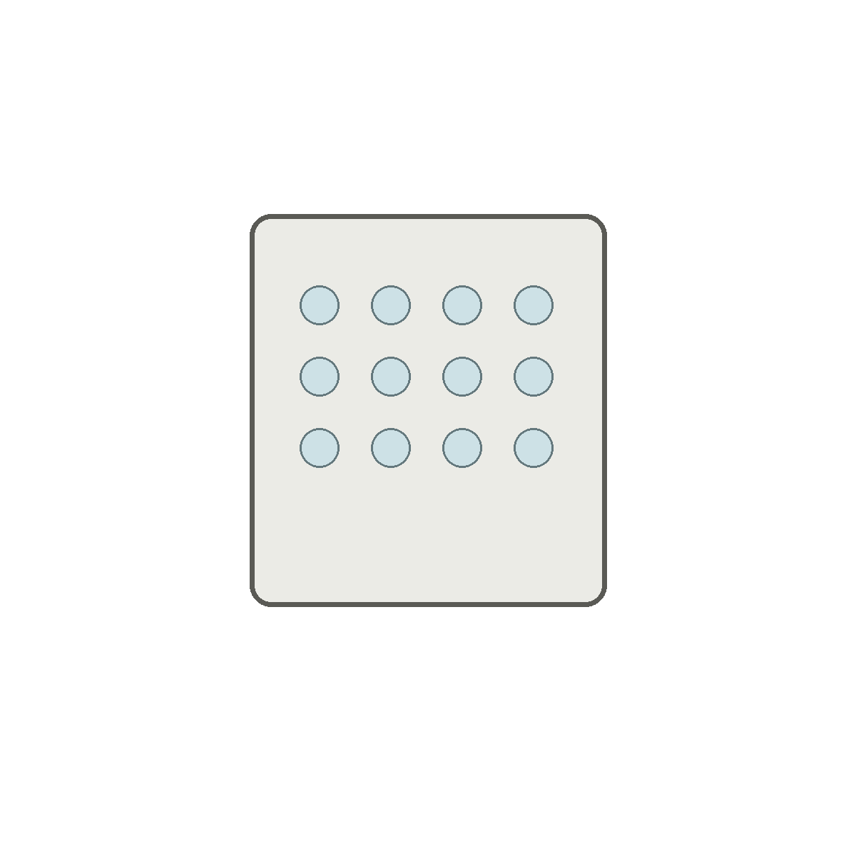 Generic HVAC condensate pan treatment tablets on white background
