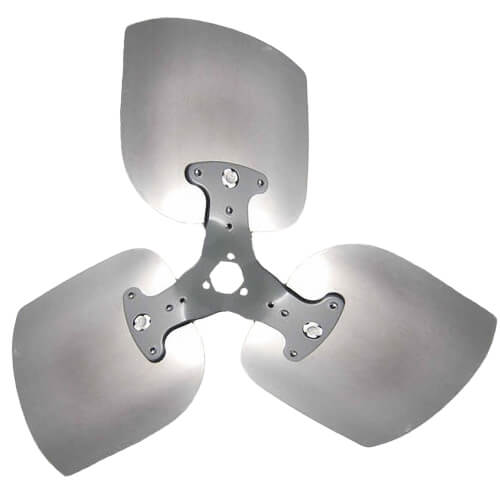 Representative universal residential HVAC condenser fan blade