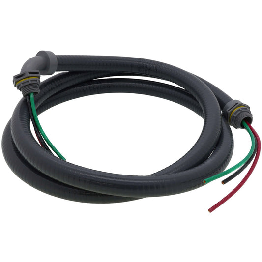 Representative liquidtight electrical whip for HVAC condenser