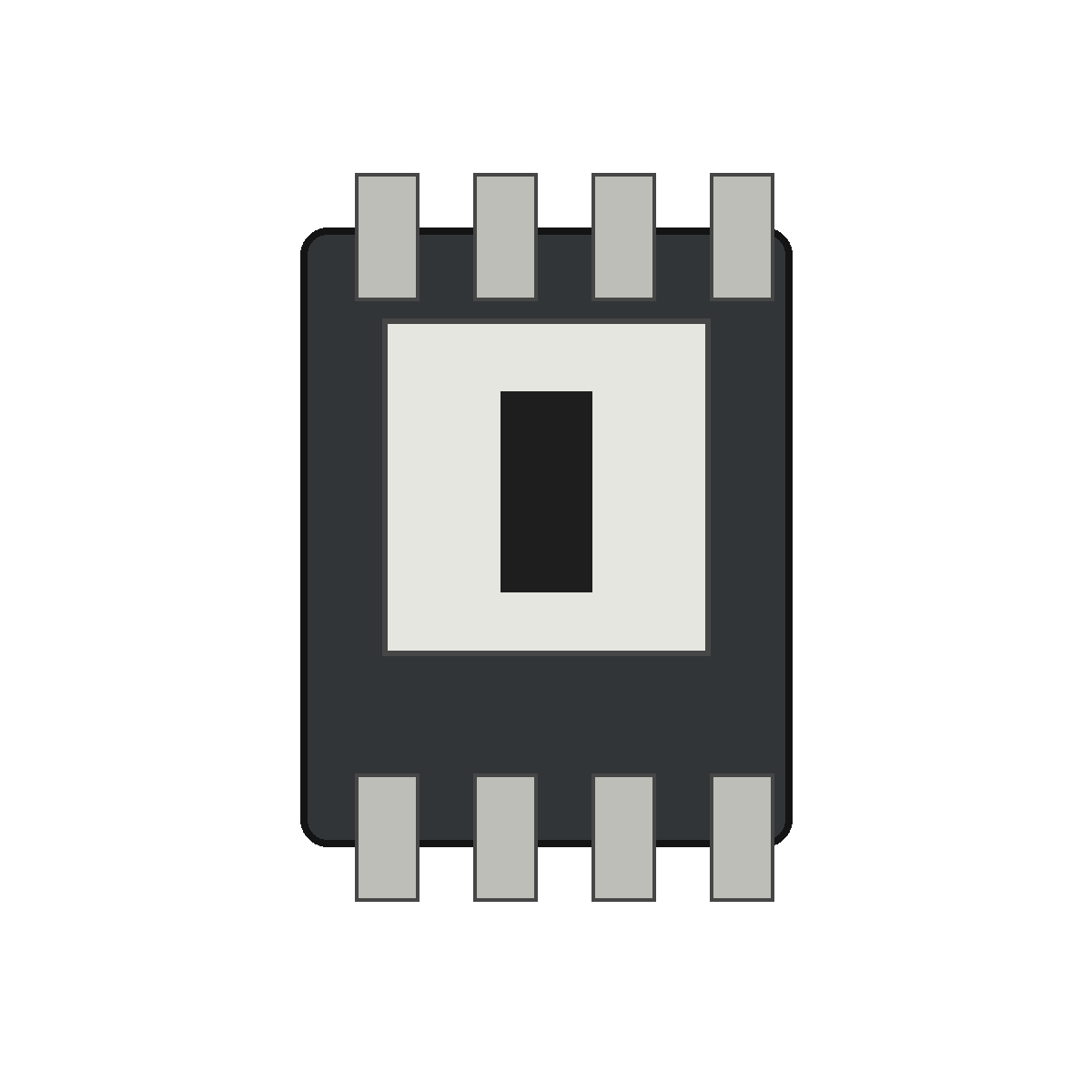Generic 2-pole residential HVAC contactor on white background
