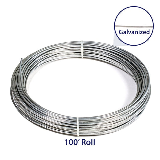 Representative galvanized HVAC hanger wire coil