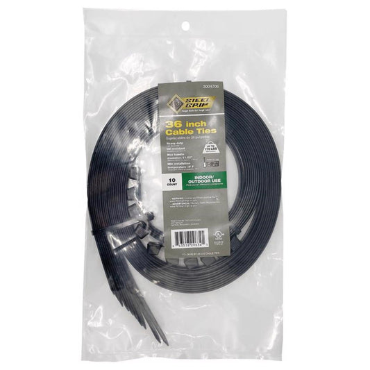 Representative heavy-duty nylon HVAC duct ties