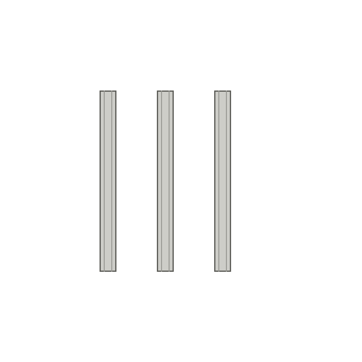 Generic galvanized HVAC S-cleat and drive cleat on white background