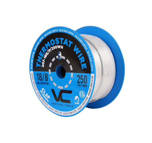 Representative 18 AWG low-voltage HVAC thermostat wire