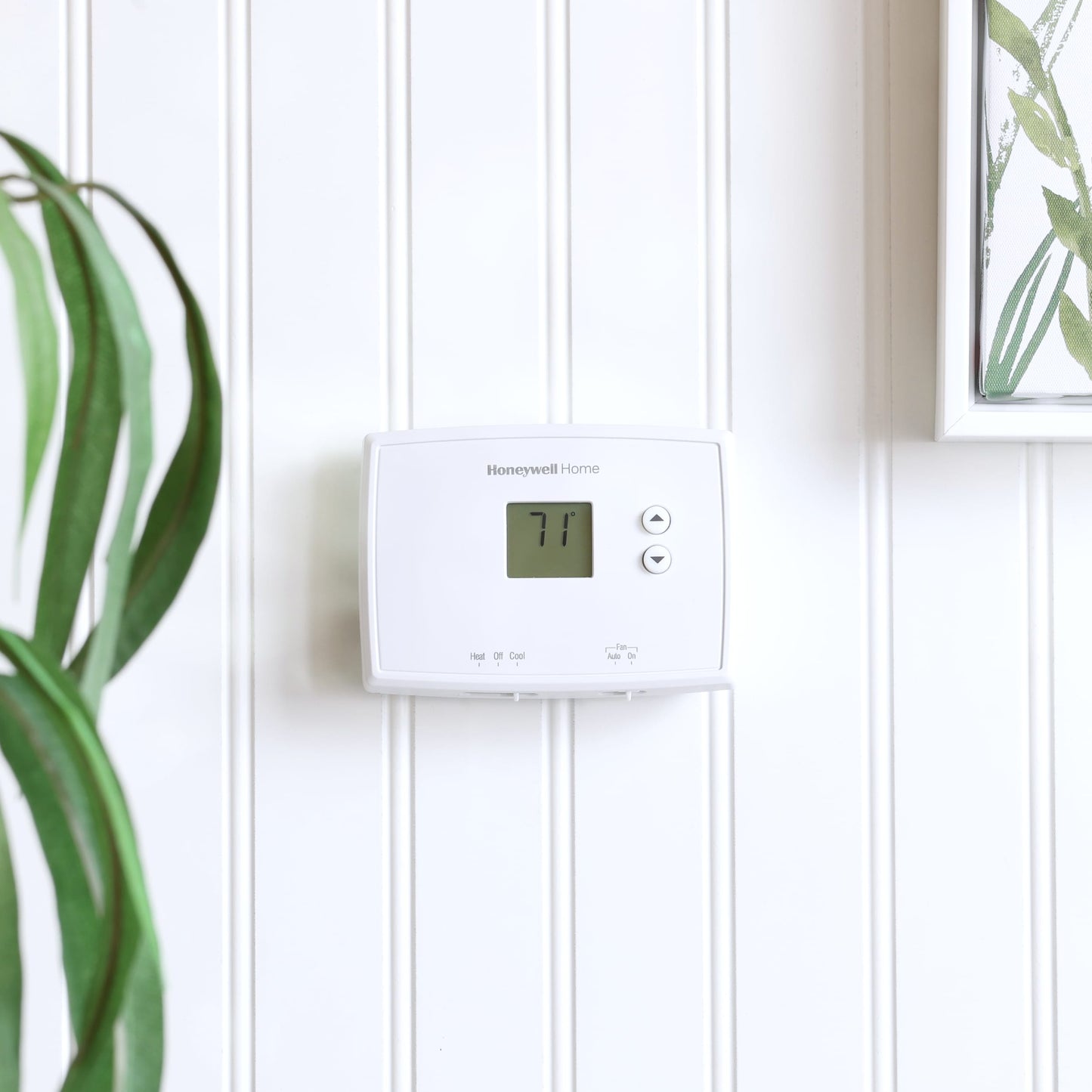 Residential HVAC thermostat