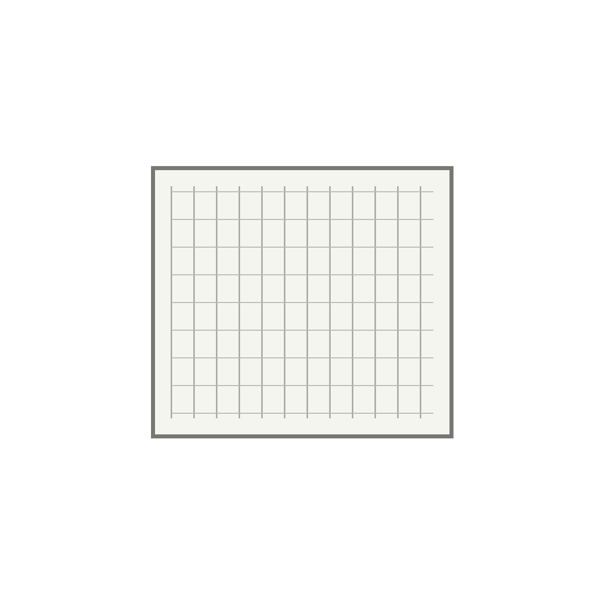 Generic pleated residential HVAC air filter on white background