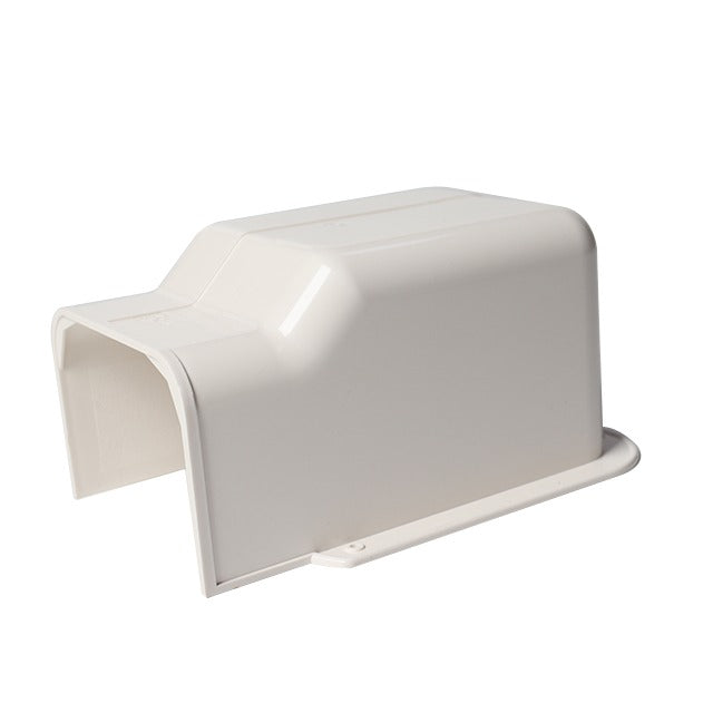 Representative PVC mini-split line cover wall cap
