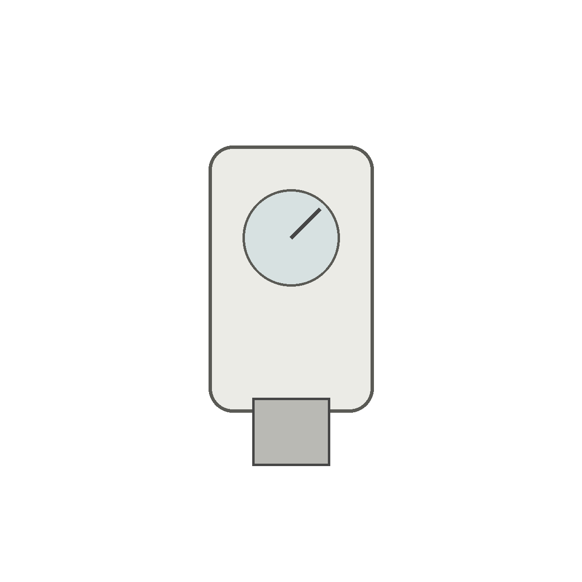 Generic residential HVAC high low refrigerant pressure switch on white background