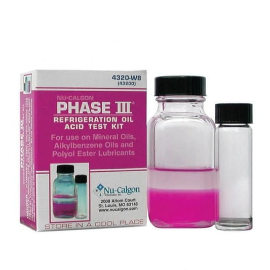 Representative refrigeration oil acid test kit for HVAC service