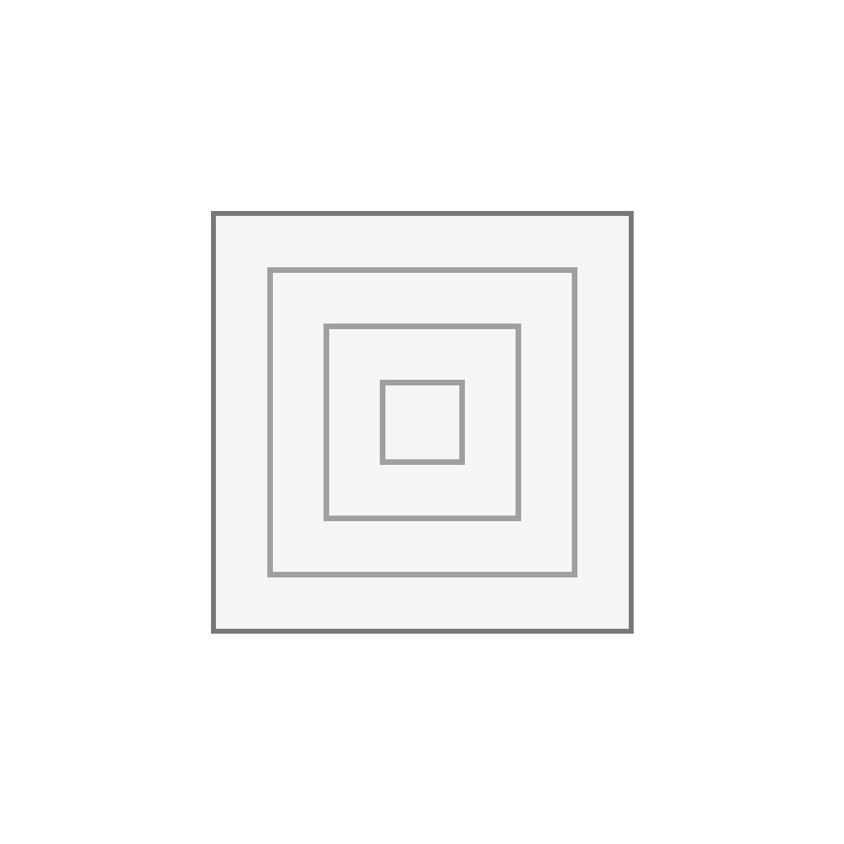 Generic residential HVAC four-way ceiling supply diffuser on white background