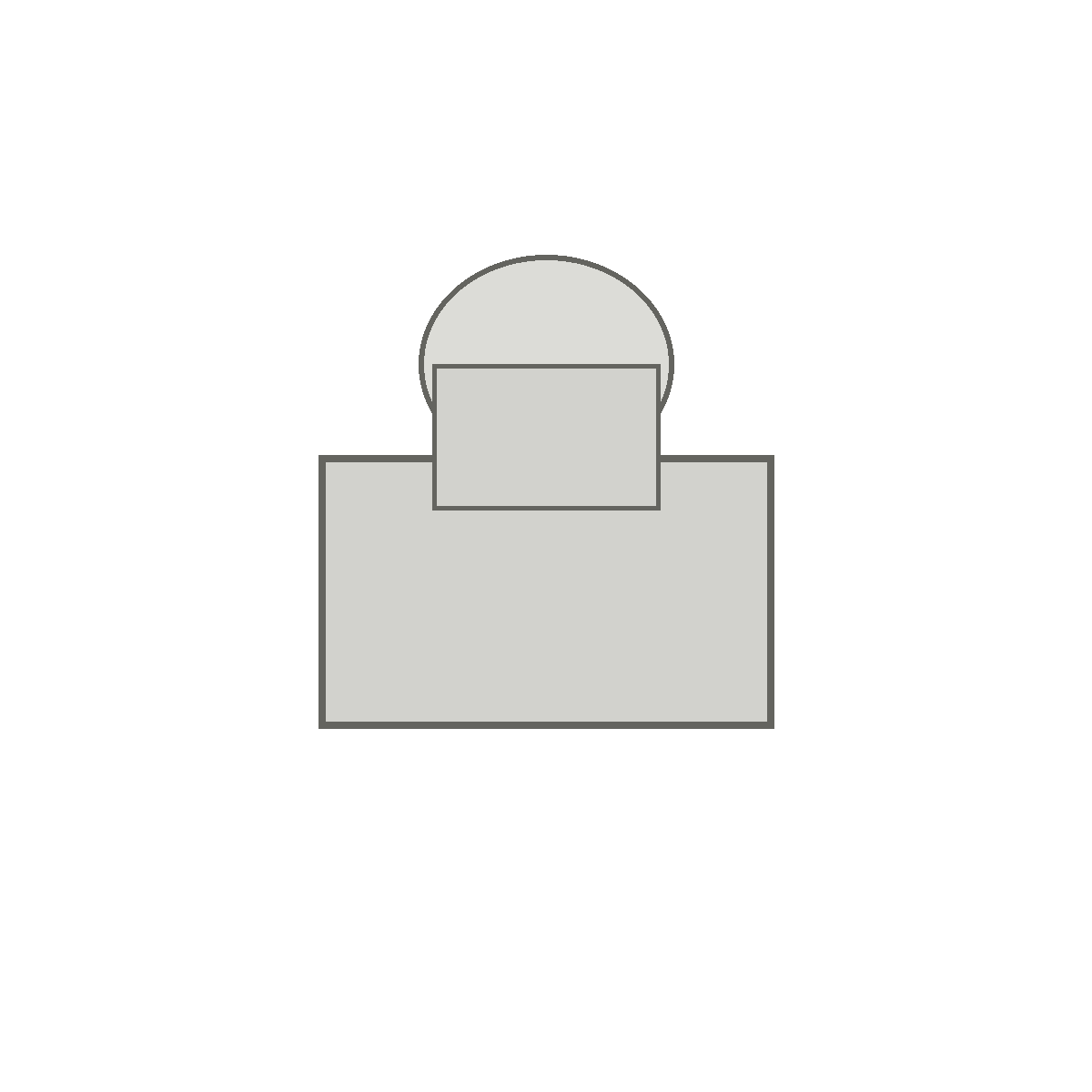 Generic galvanized residential HVAC register box duct boot on white background