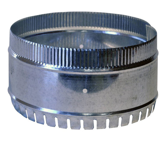 Representative galvanized round duct start collar