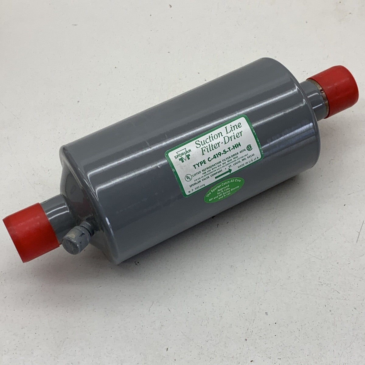 Representative HVAC suction line filter drier