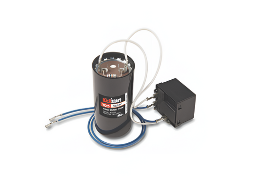 Representative residential HVAC hard start kit